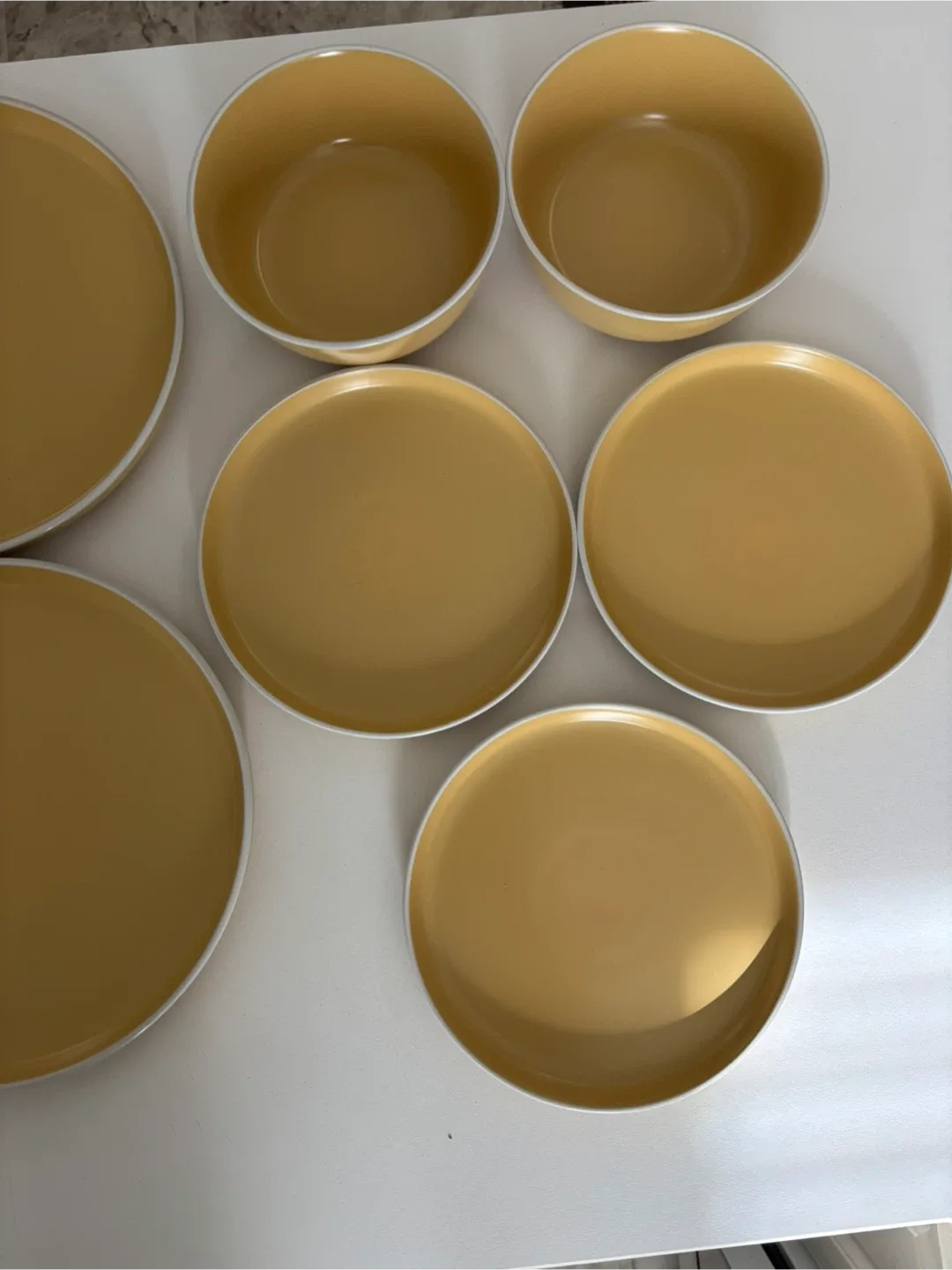 Yellow Dinnerware Set (Plates & Bowls) image indicator(3)