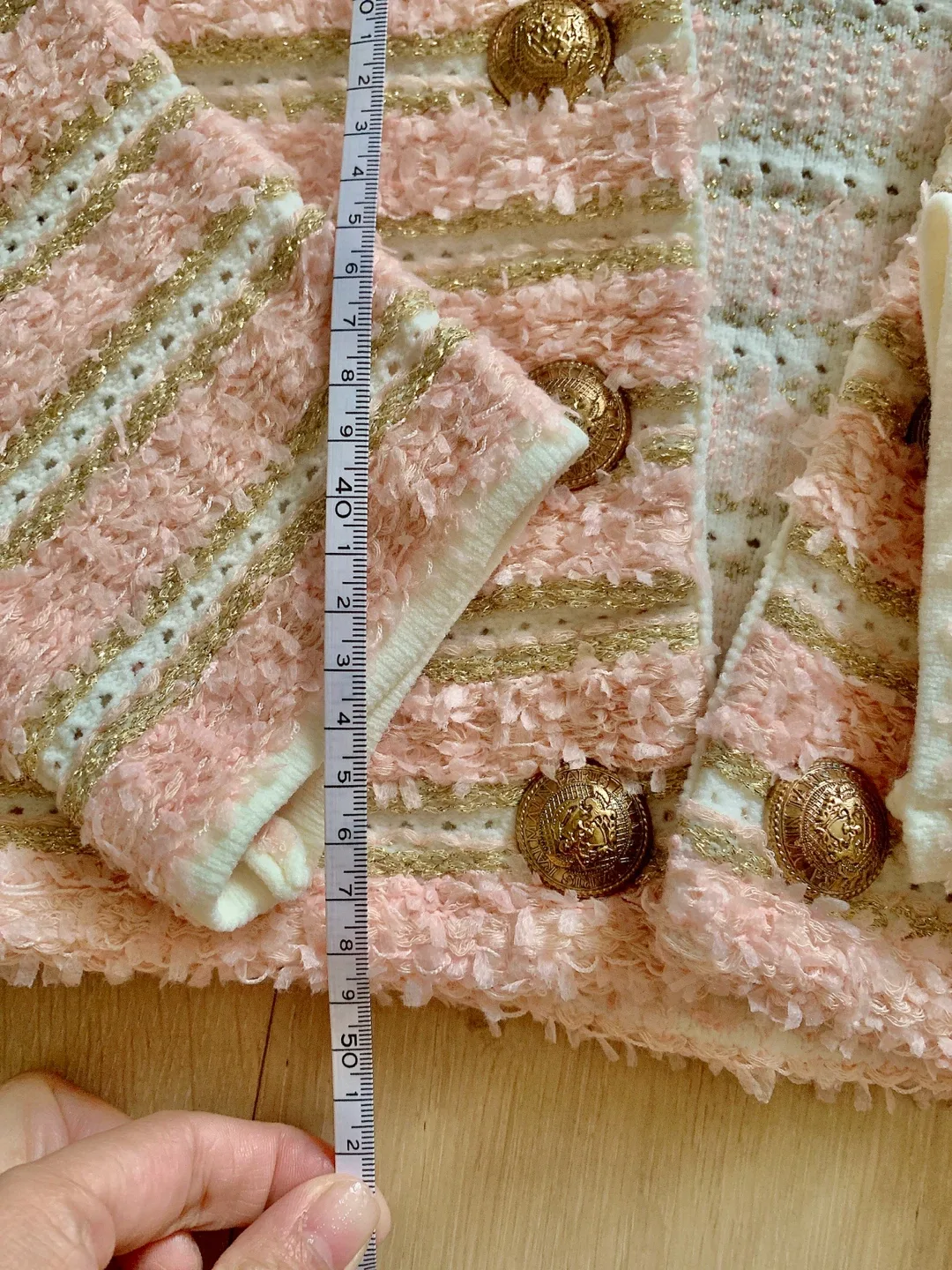 New Pink & Gold Tweed Jacket image indicator(6)