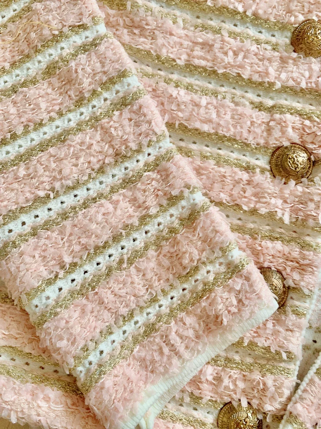 New Pink & Gold Tweed Jacket image indicator(5)