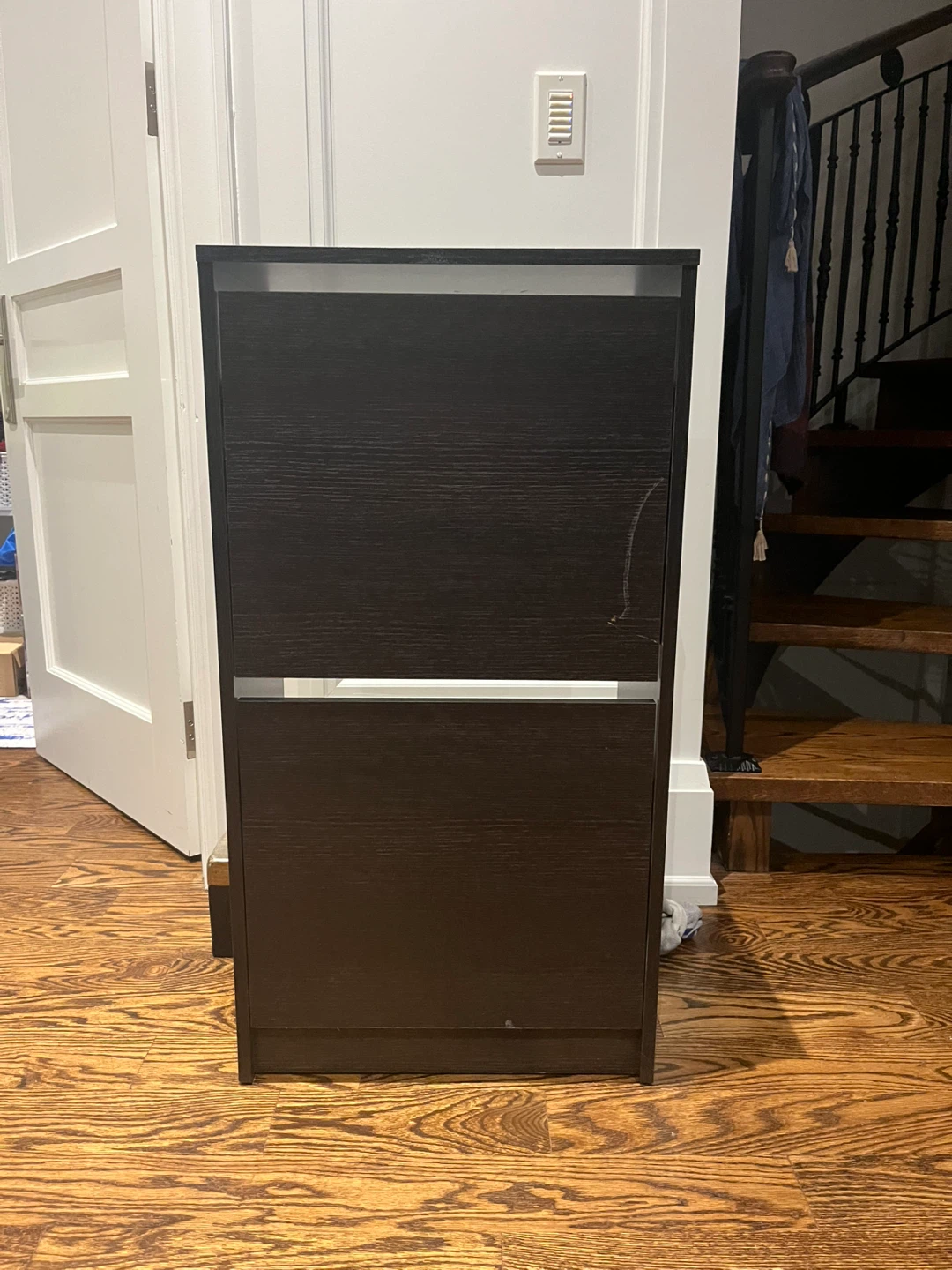 Dark Brown Shoe Cabinet - photo 2