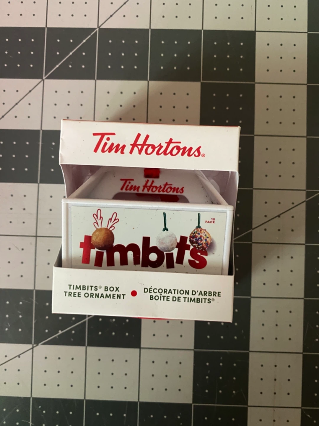 Tim Hortons Timbits Tree Ornament - New in Box!