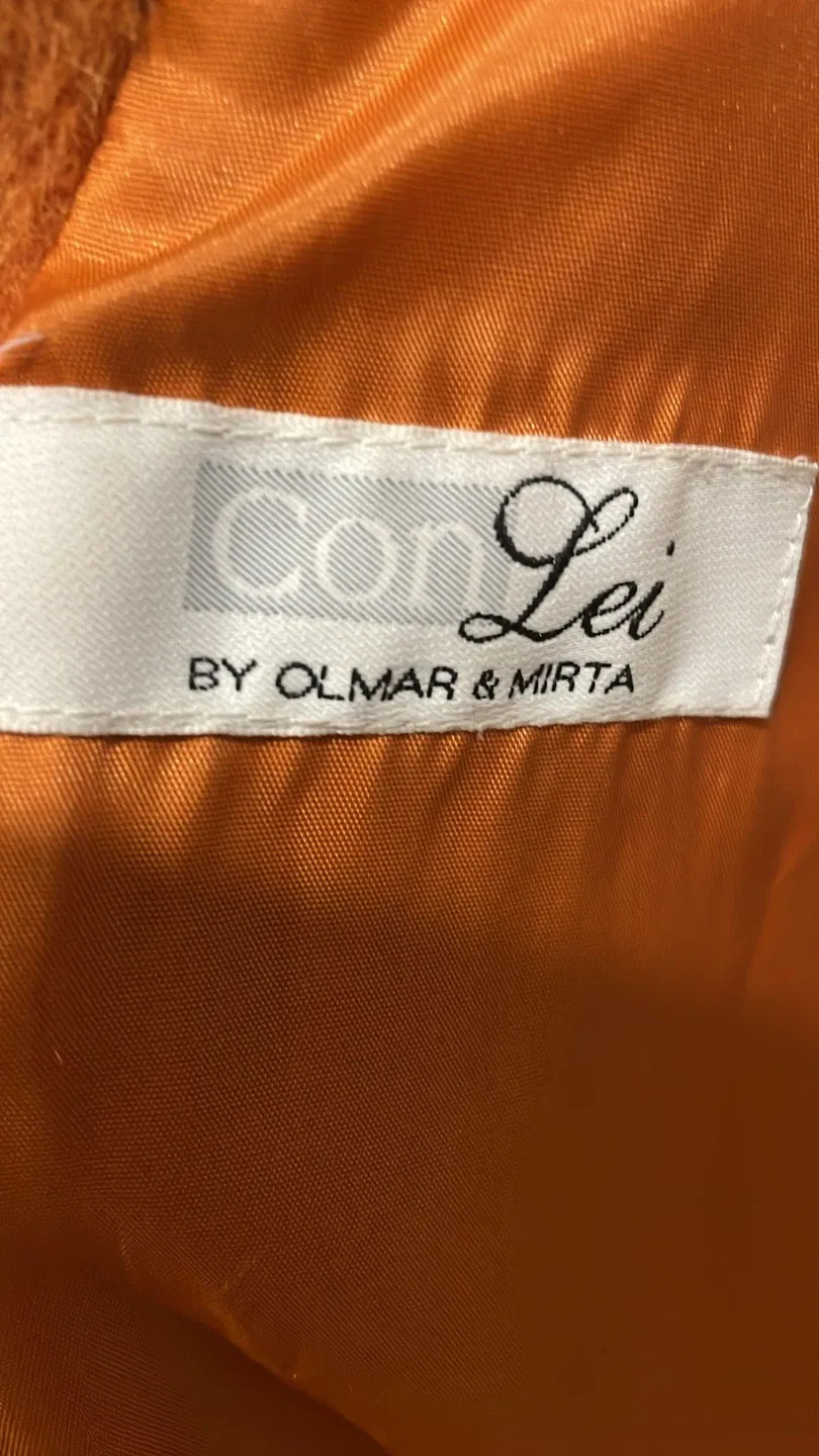 Con Lei Italian Alpaca Coat - Orange image indicator(2)