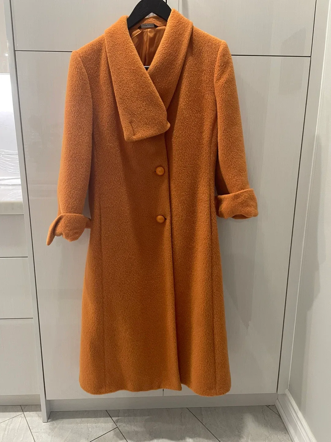 Con Lei Italian Alpaca Coat - Orange image indicator(5)