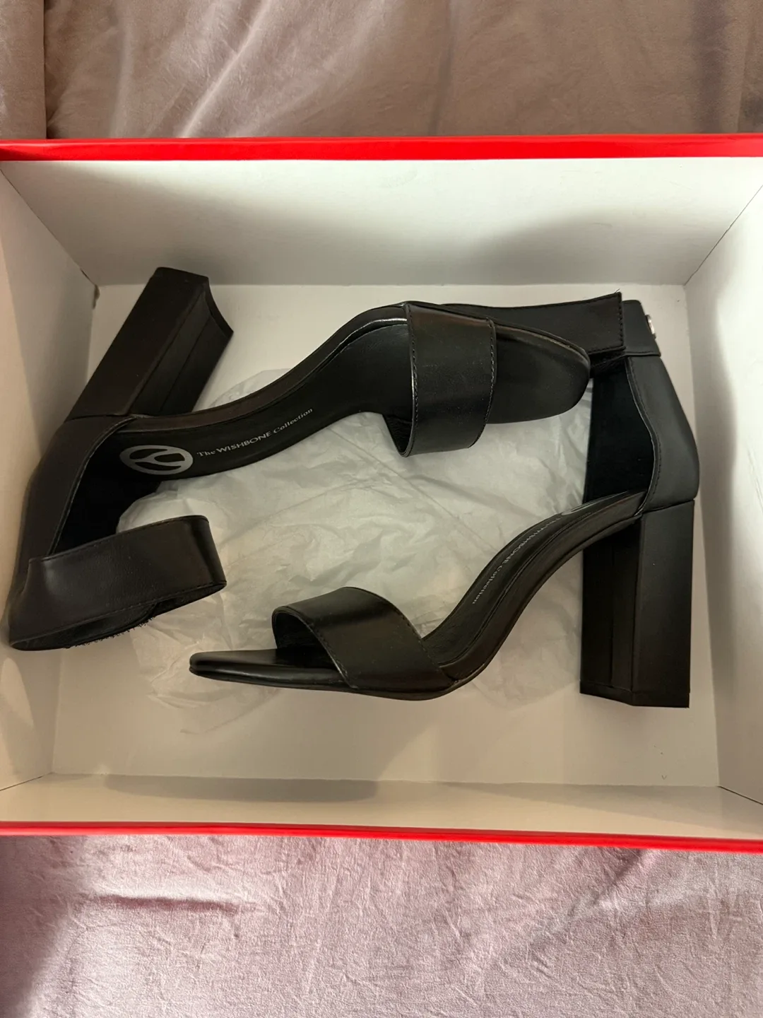 The Wishbone Collection Black Heels - Size 7 thumbnail