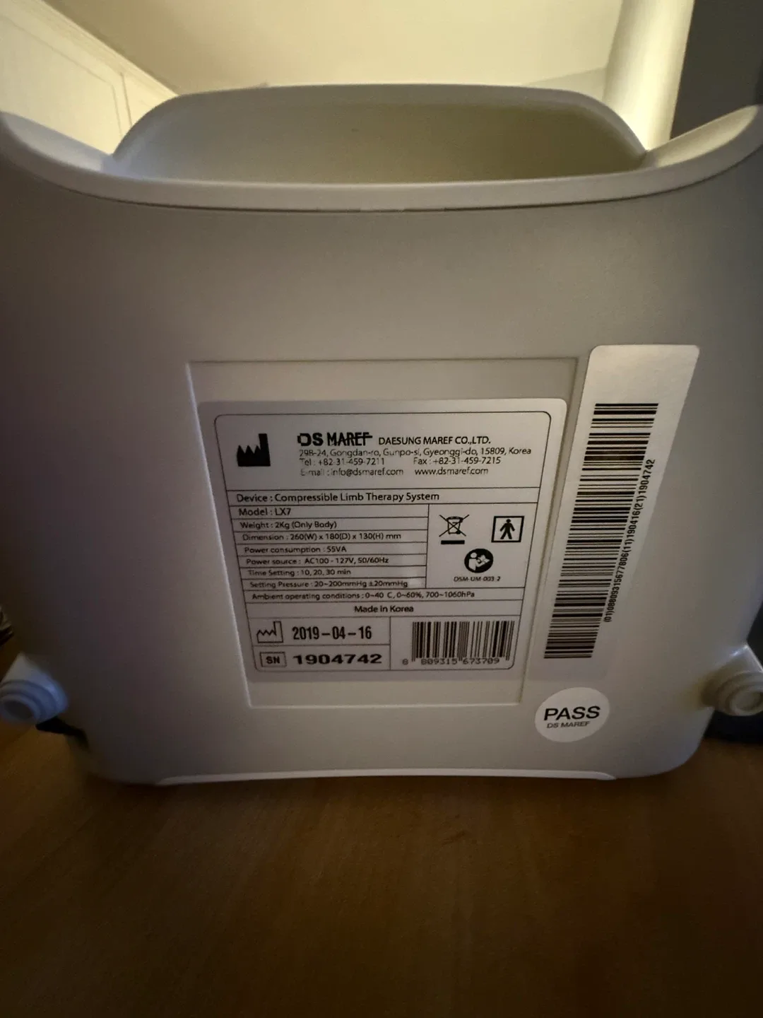 Doctor Life Lx7 Intermittent Pneumatic Compression System image indicator(7)