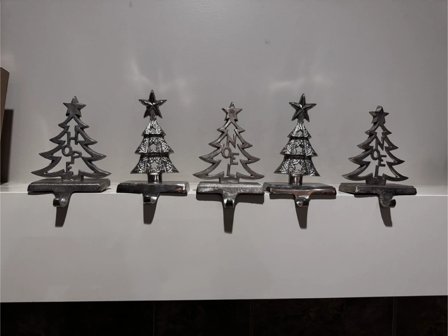 Christmas Tree Stocking Holders - Set of 5