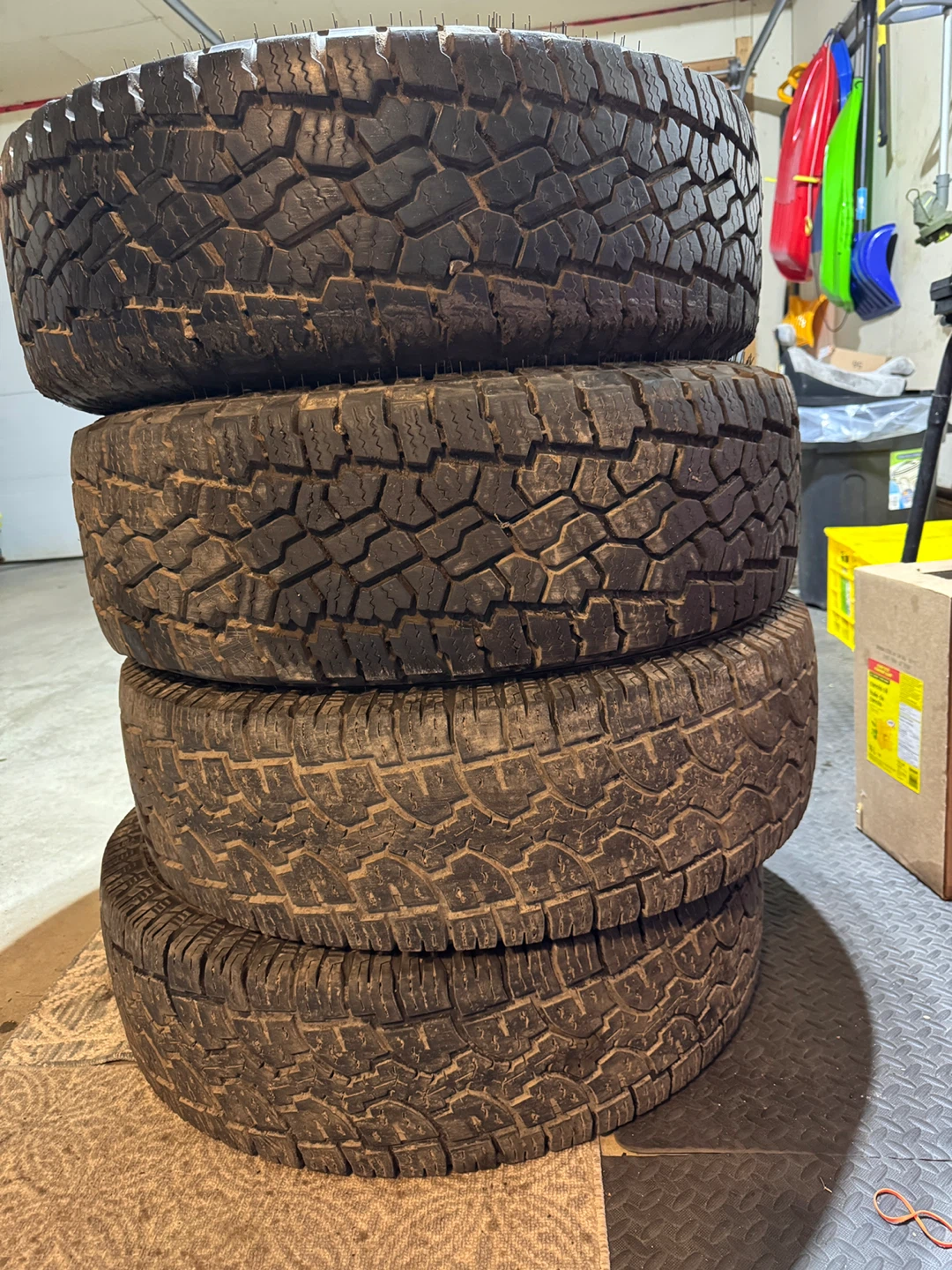 LT 265/75R16 winter tires