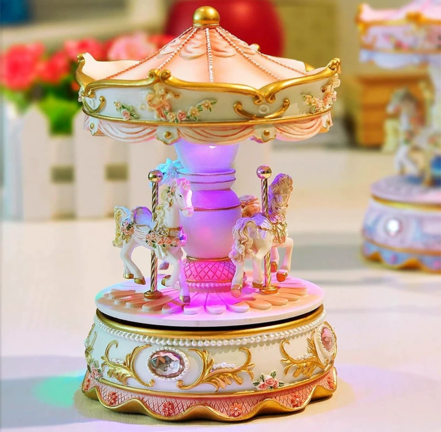 Carousel Horse Musical Box