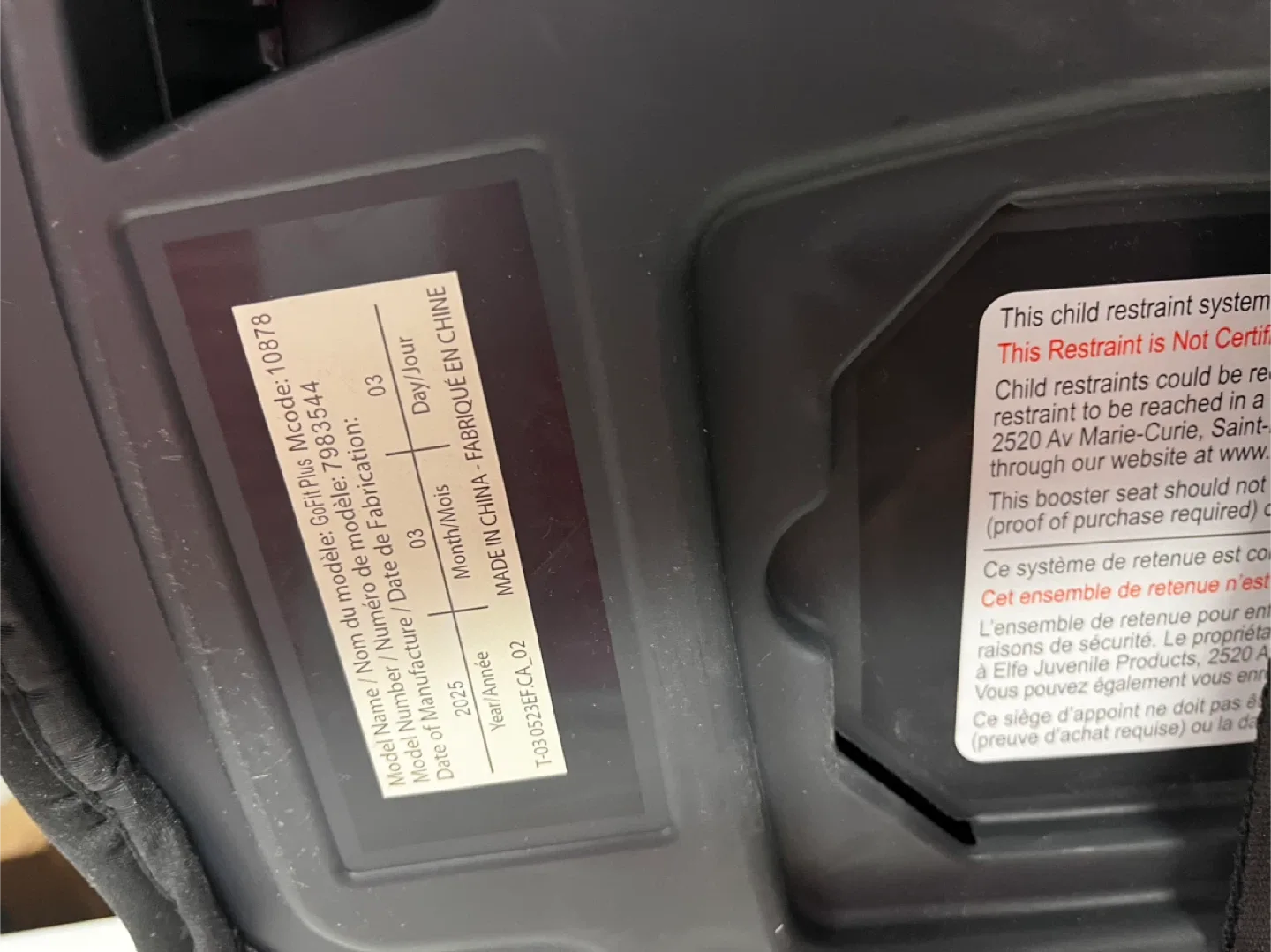 Chicco GoFit Plus Booster Car Seat - NEW image indicator(9)