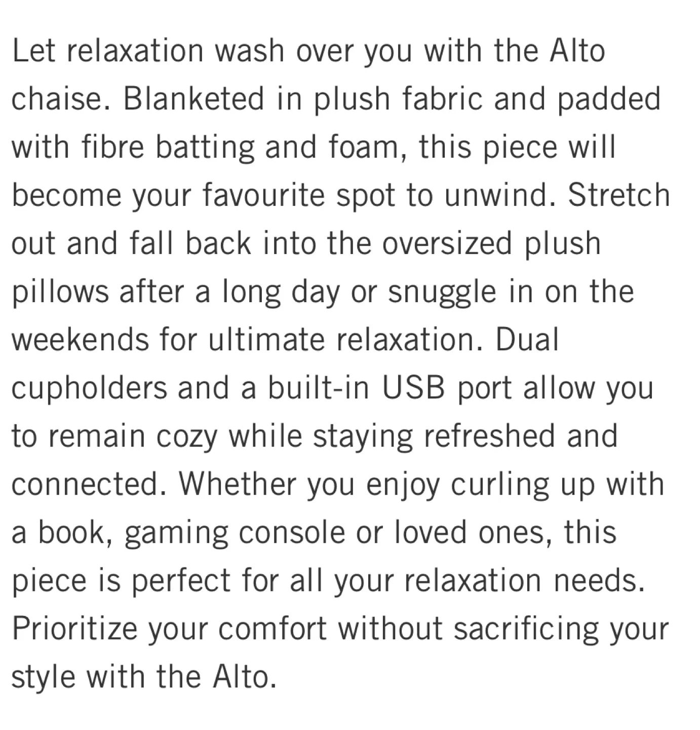 Alto 58" Ultra Plush Faux Fur Chaise Lounge - Taupe image indicator(6)