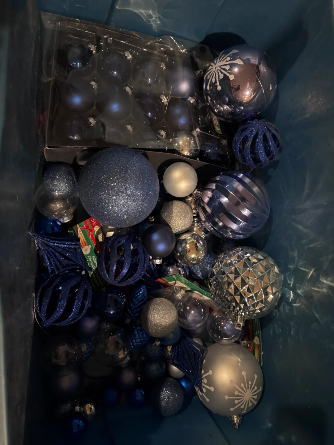 Blue Christmas Ornaments - photo 2