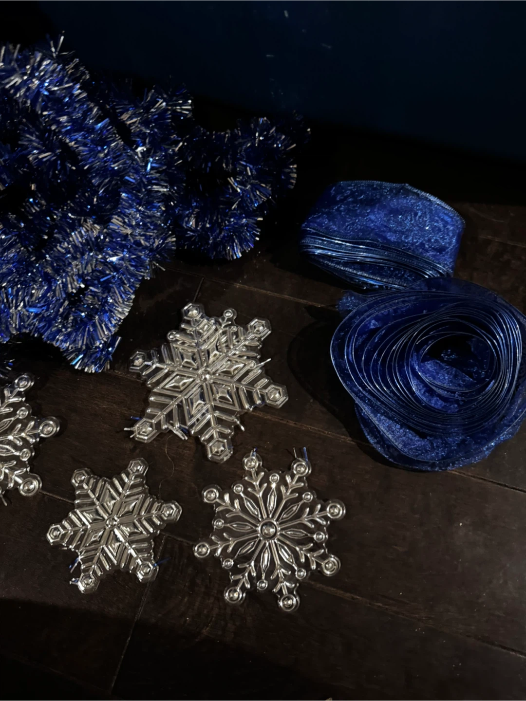 Blue Christmas Ornaments