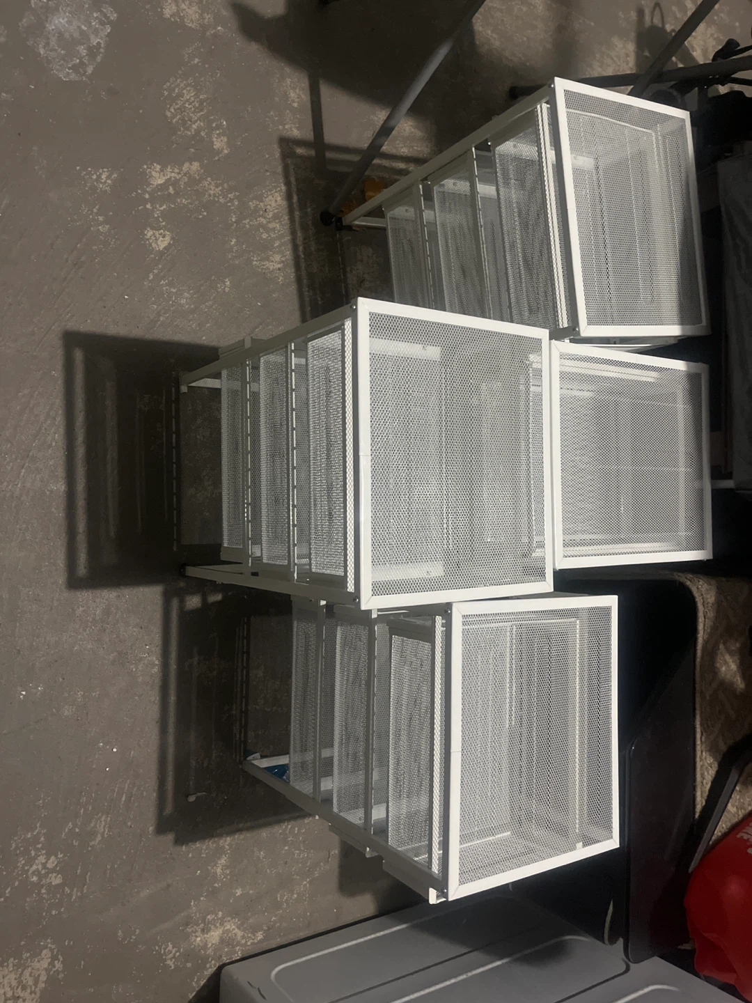 IKEA White Metal Storage Unit - photo 2