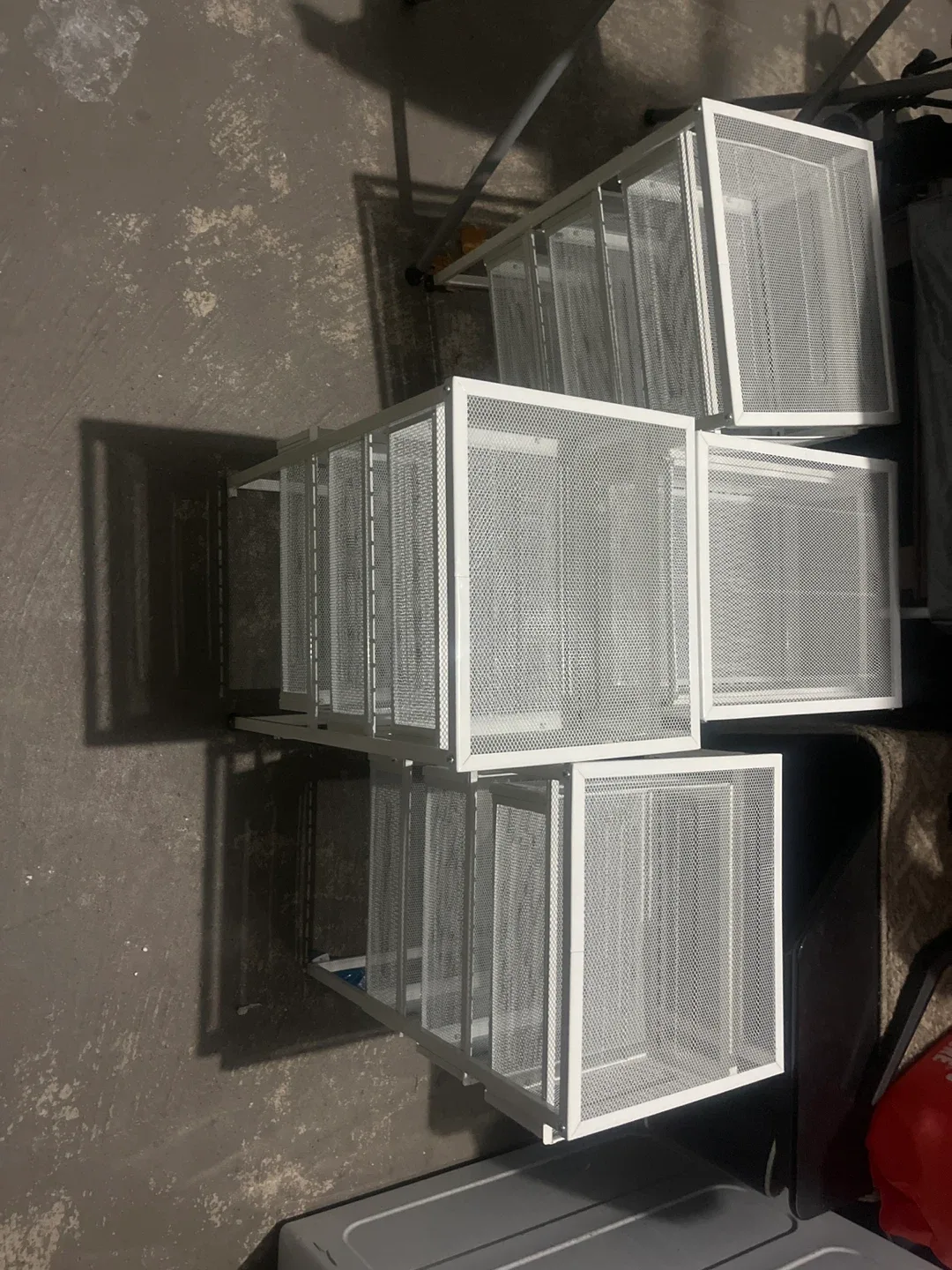 IKEA White Metal Storage Unit image indicator(2)