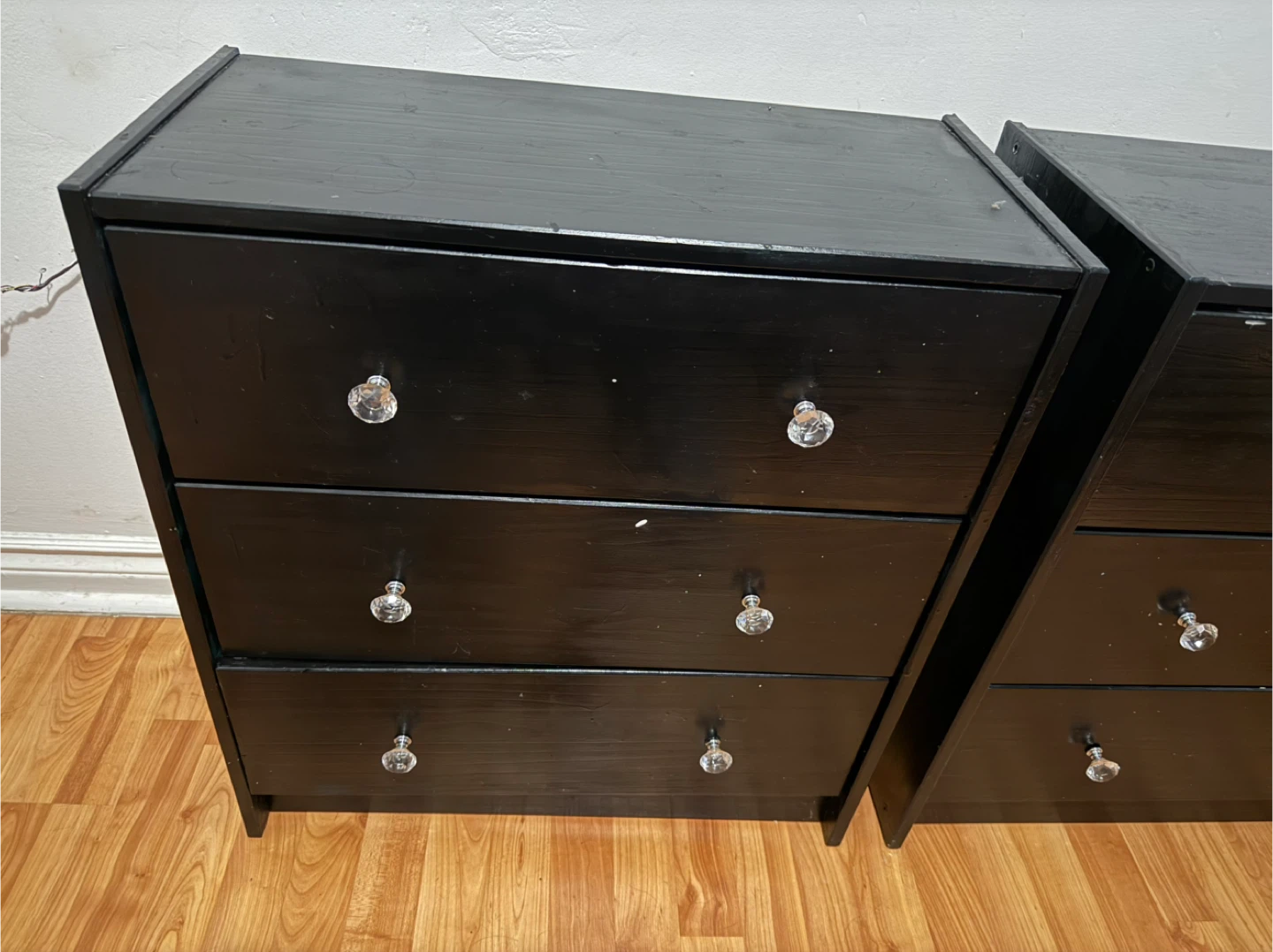 IKEA RAST Black 3-Drawer Chest - photo 3