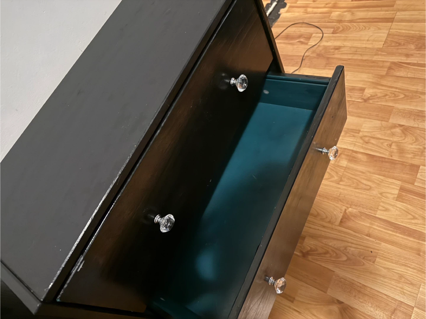 IKEA RAST Black 3-Drawer Chest