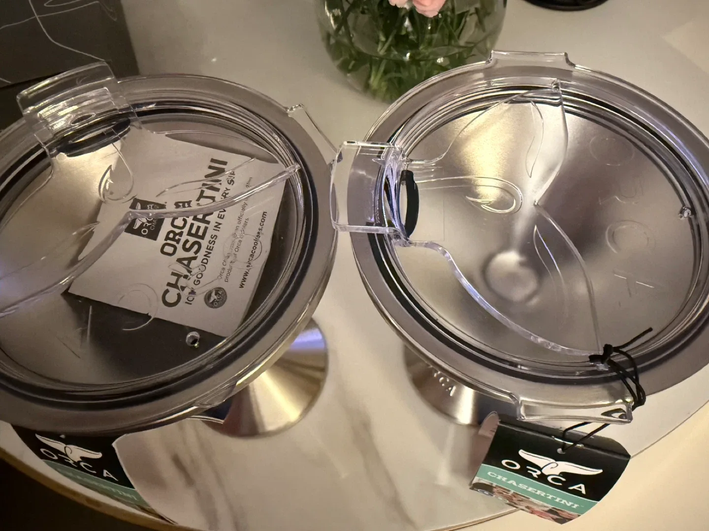 ORCA ChaserTini 8oz Stainless Steel Martini Glass image indicator(2)