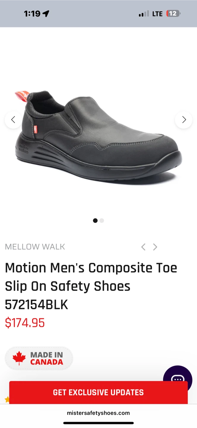 Mellow Walk Motion Men's Composite Toe Shoes - photo 3