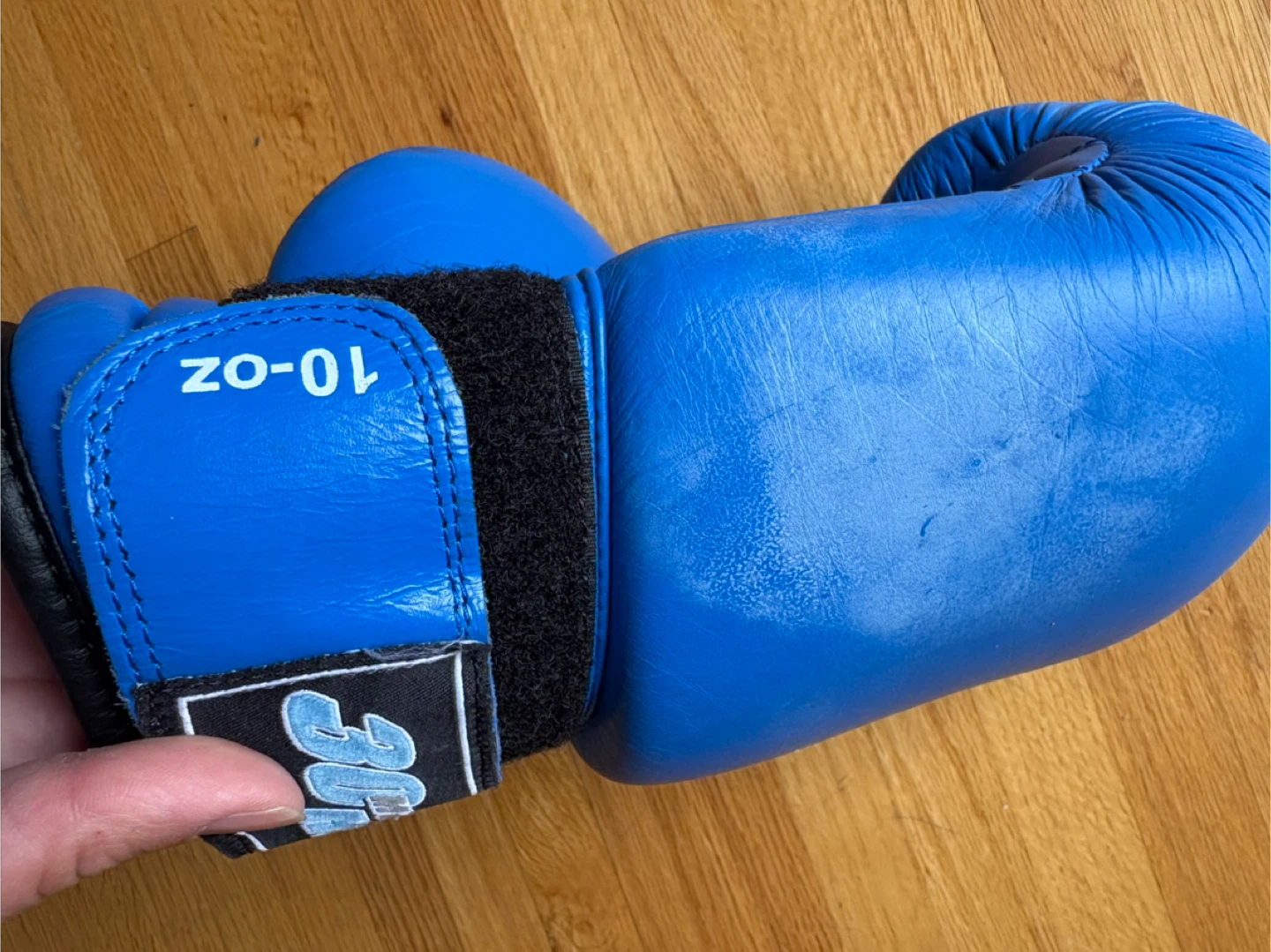 30 Minute Hit Boxing Gloves, 10 oz, Blue - photo 4