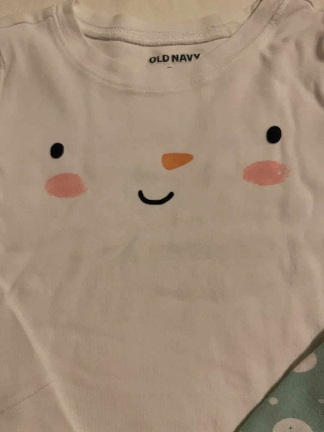 Old Navy Snowman Pajamas size 4T image indicator(2)