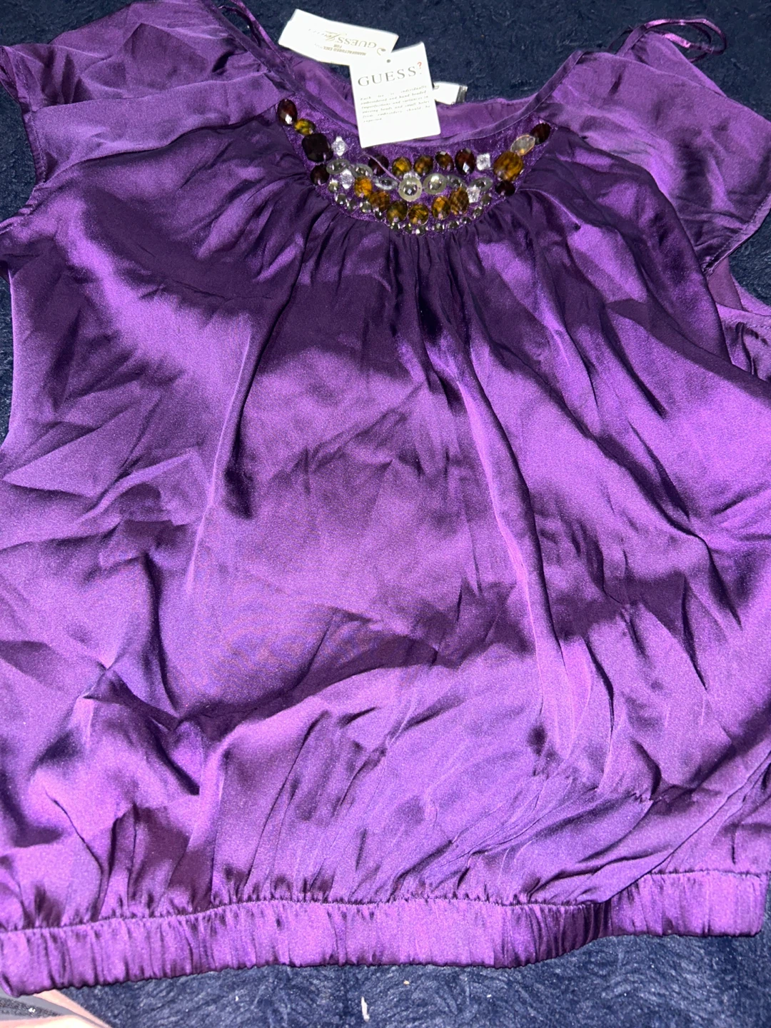 Mixed Clothing Lot - Guess Purple Top
