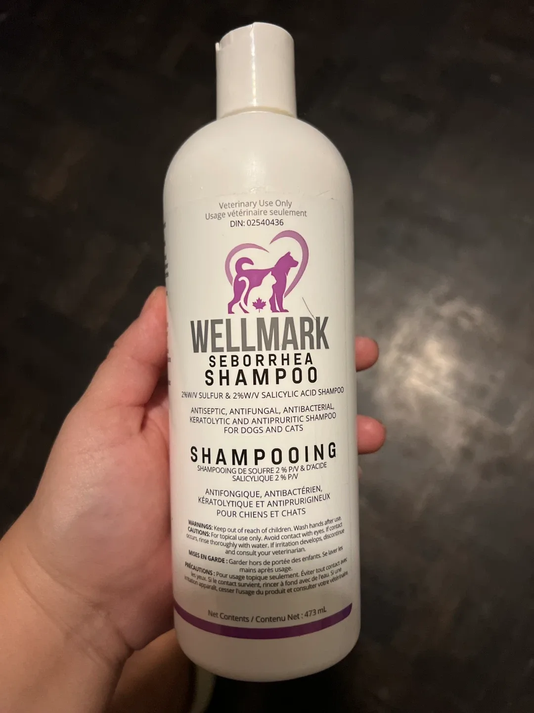 Wellmark Seborrhea Shampoo for Dogs & Cats 473mL thumbnail