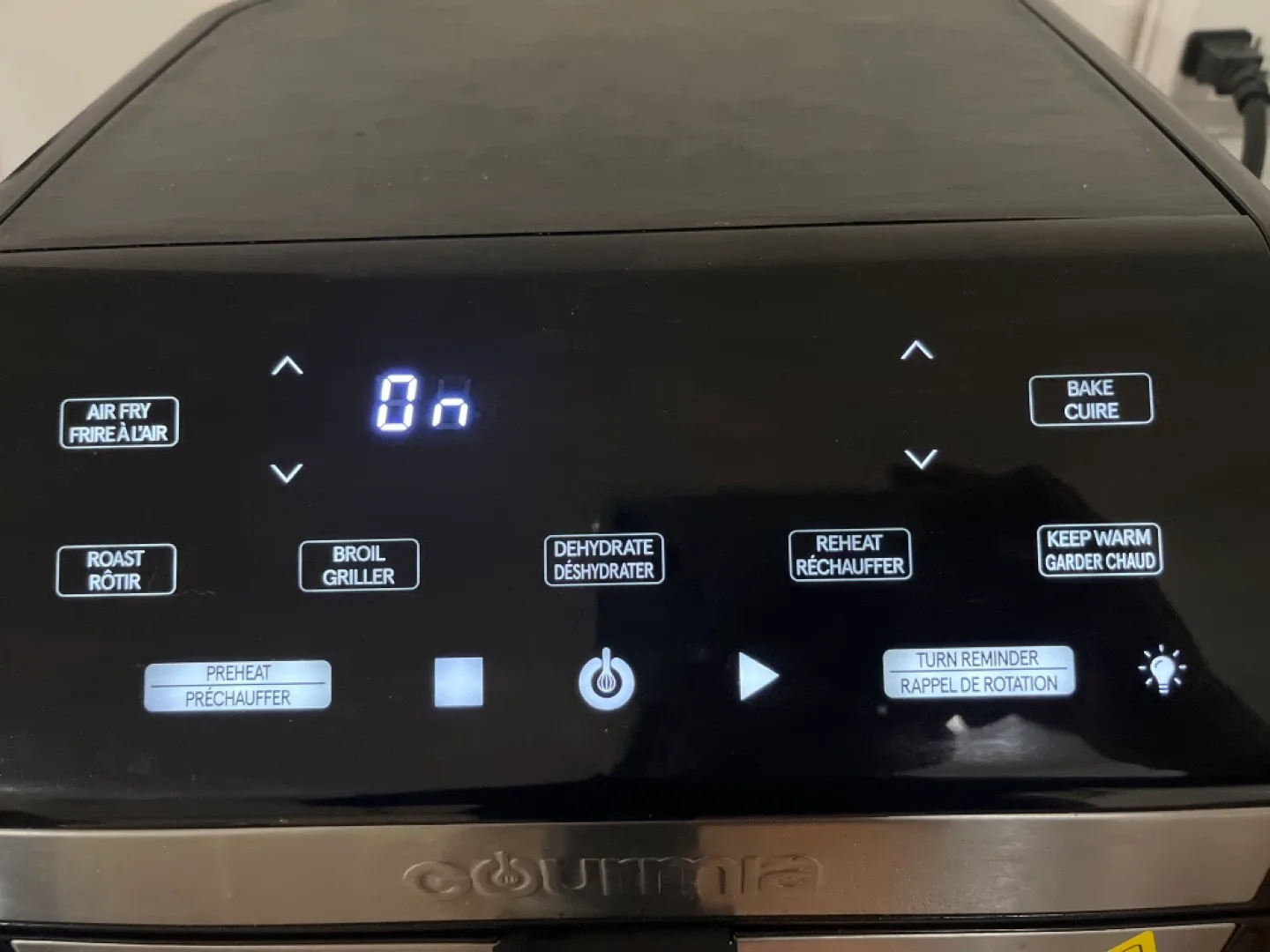Gourmia Air Fryer Oven image indicator(2)