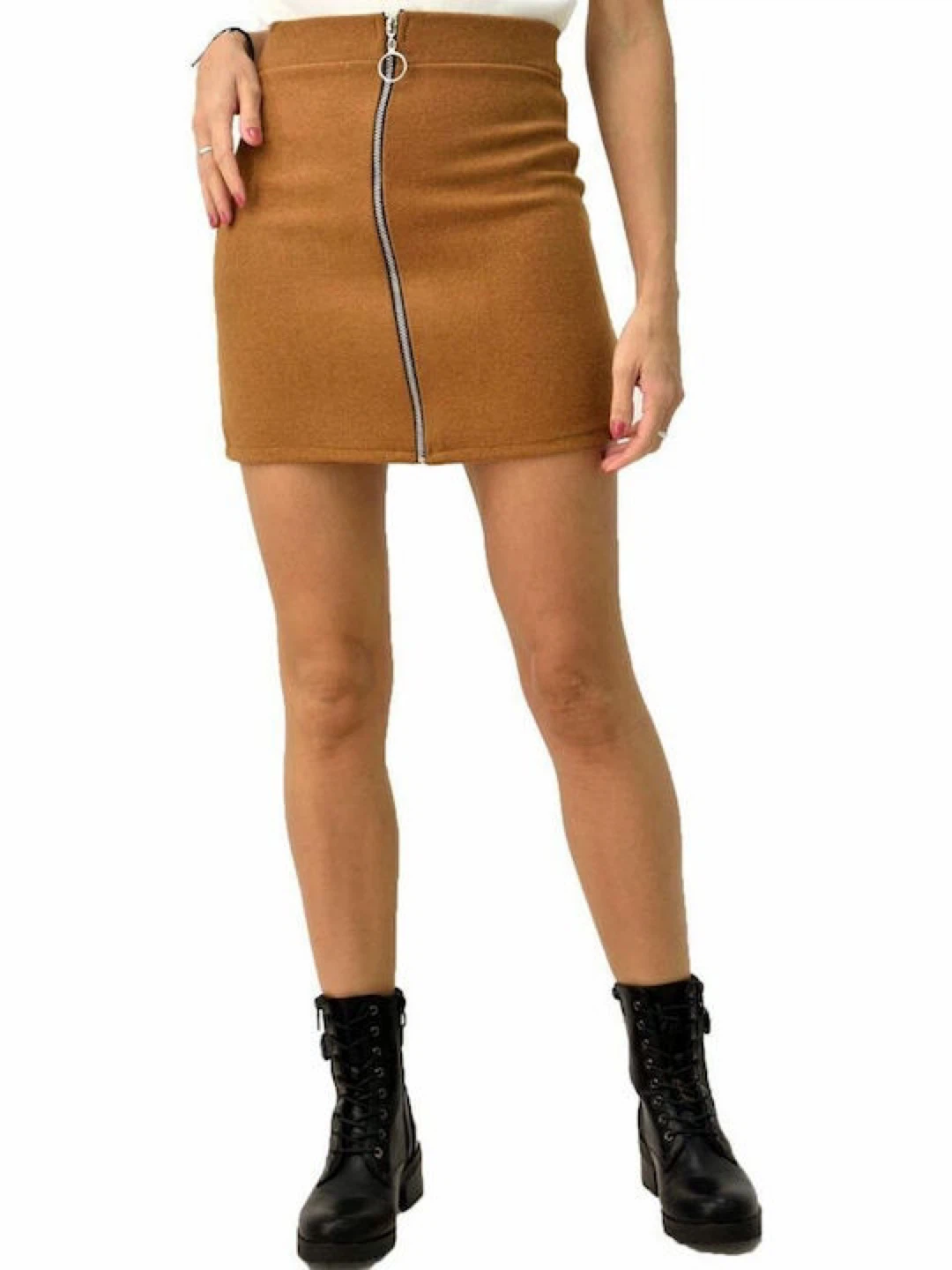 Brown Mini Skirt Size Small - photo 3