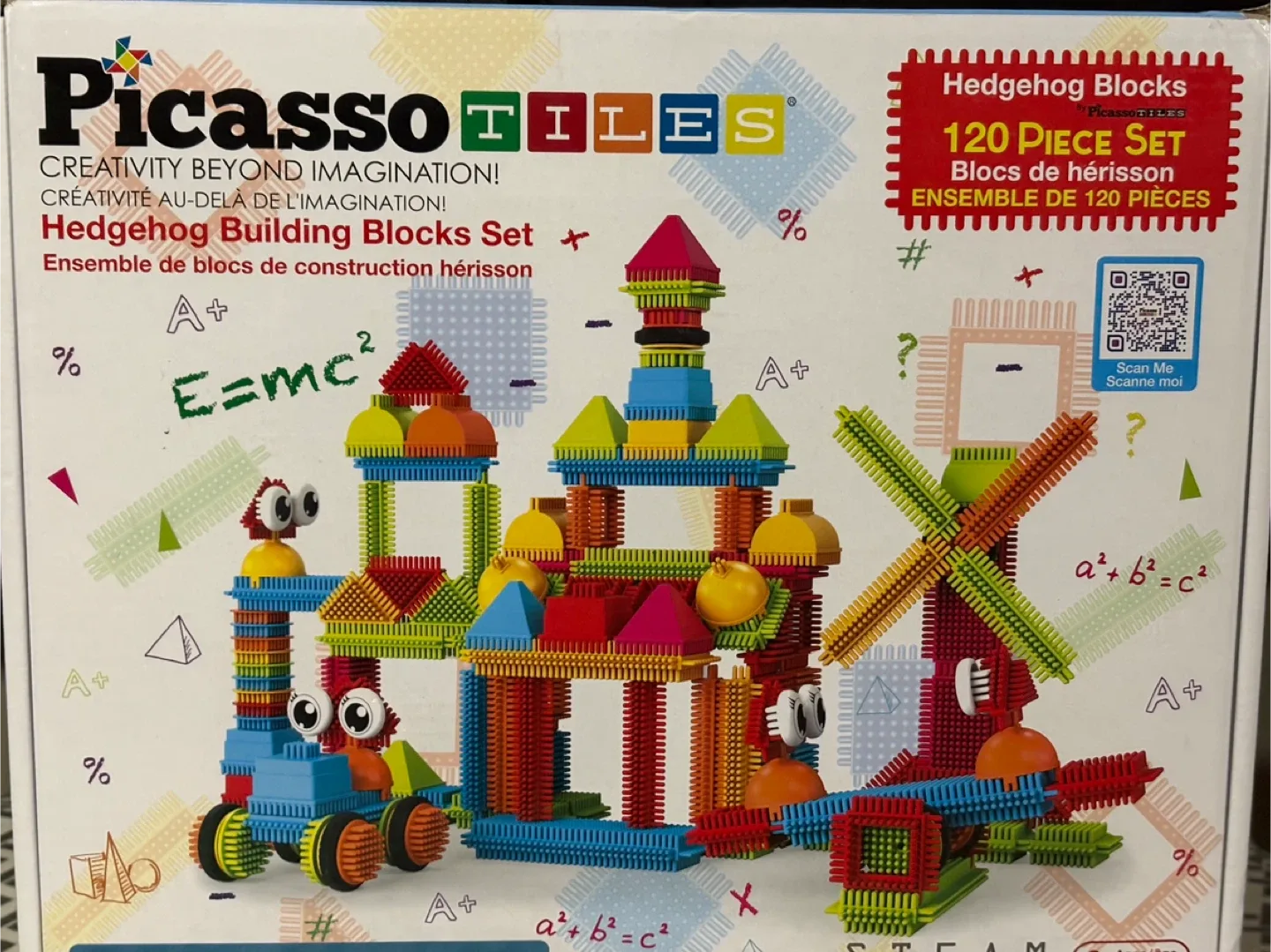 Picasso Tiles Hedgehog Building Blocks Set - 120 Piece image indicator(2)