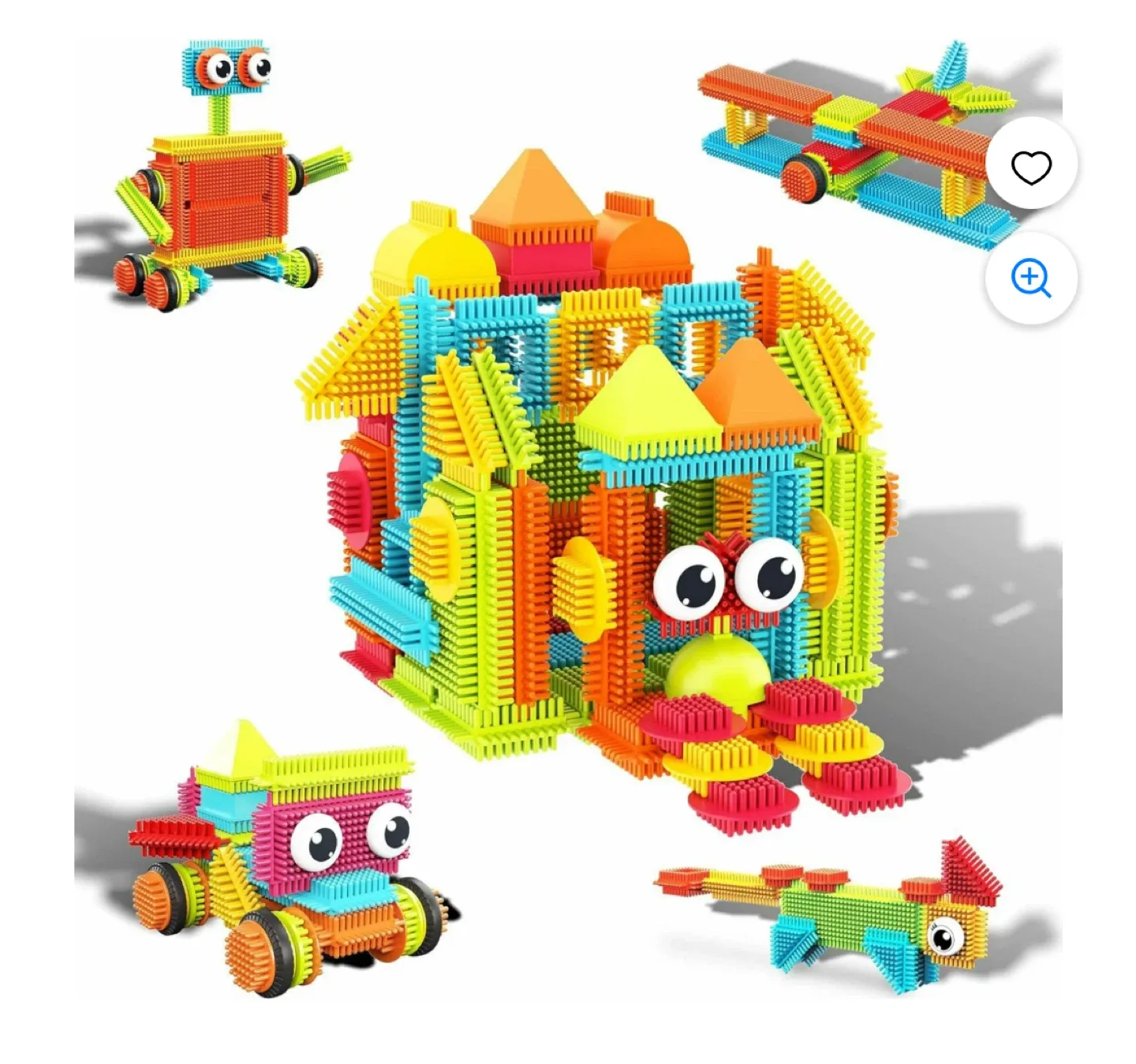 Picasso Tiles Hedgehog Building Blocks Set - 120 Piece image indicator(5)