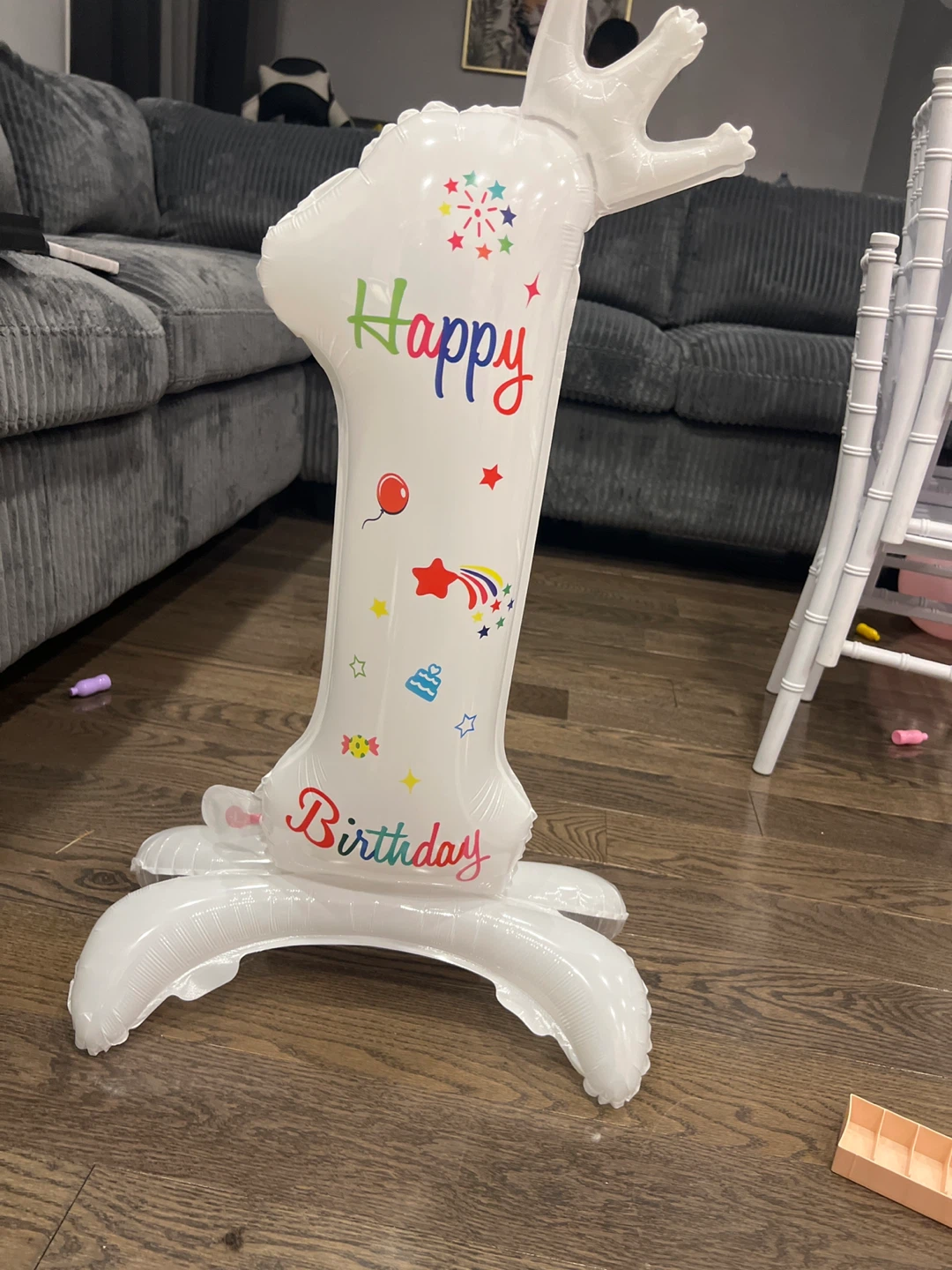 Happy Birthday Number 1 Balloon