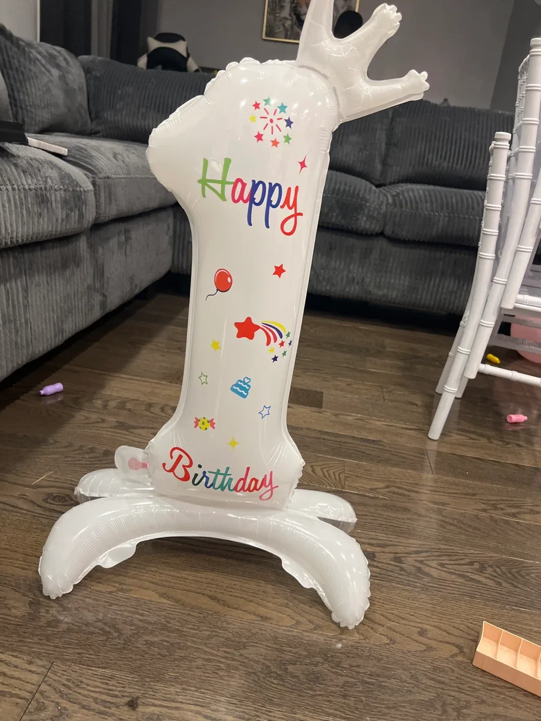 Happy Birthday Number 1 Balloon