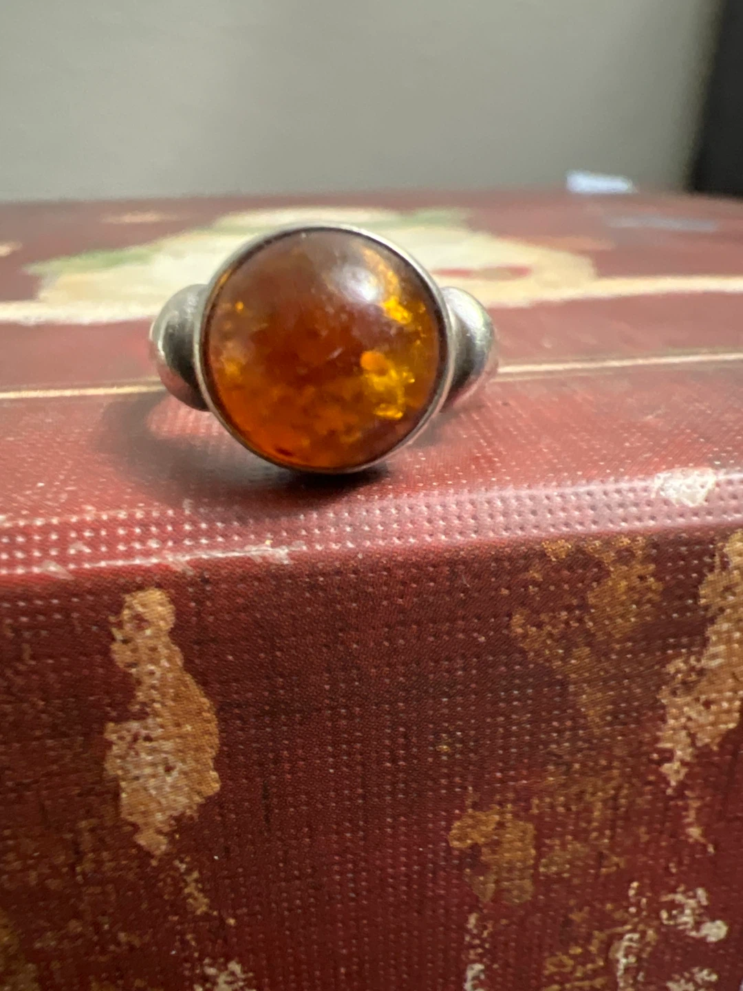 Amber Stone Ring - photo 3