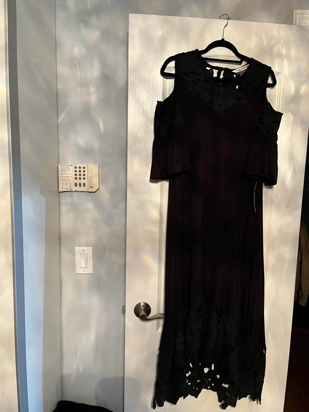 Peter Nygard Black Lace Dress - Size 14