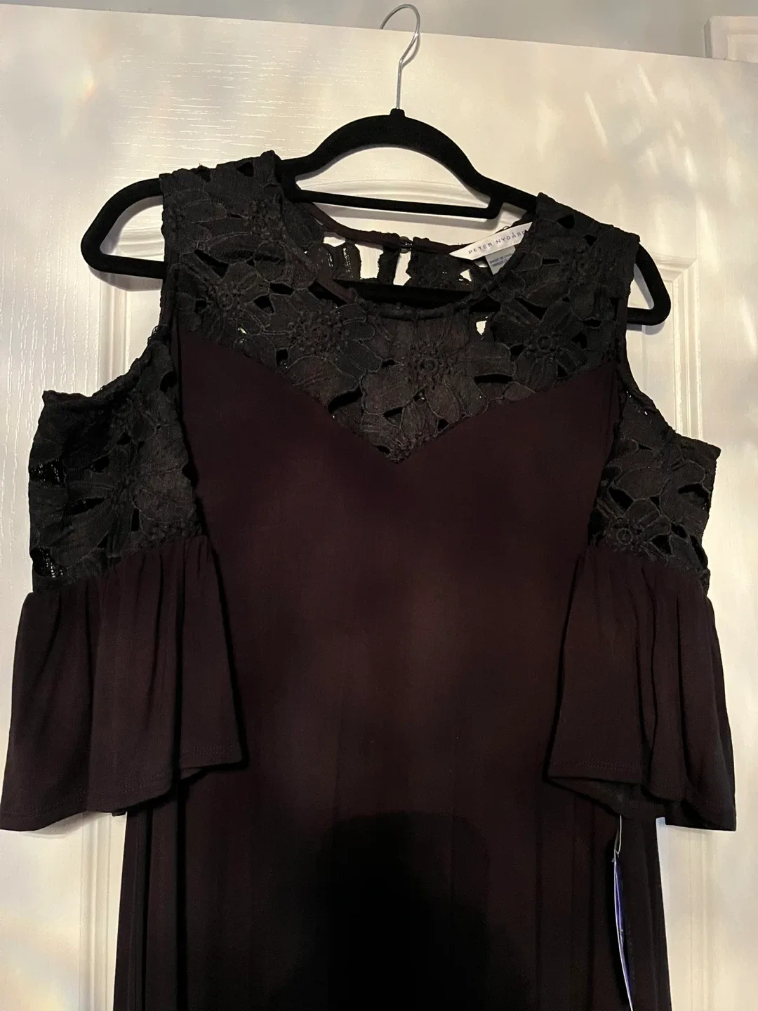 Peter Nygard Black Lace Dress - Size 14 image indicator(2)