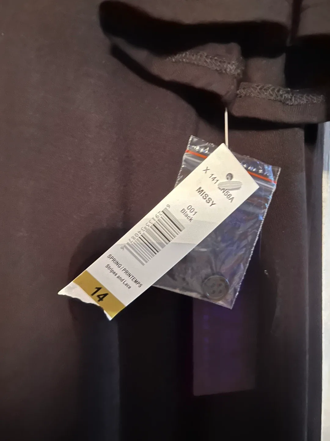 Peter Nygard Black Lace Dress - Size 14 image indicator(4)