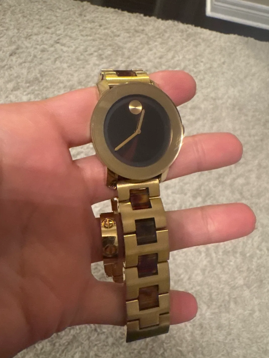Movado Bold Gold-Tone Women's Watch thumbnail