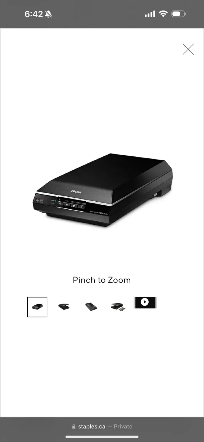Epson Perfection V600 Photo Scanner thumbnail