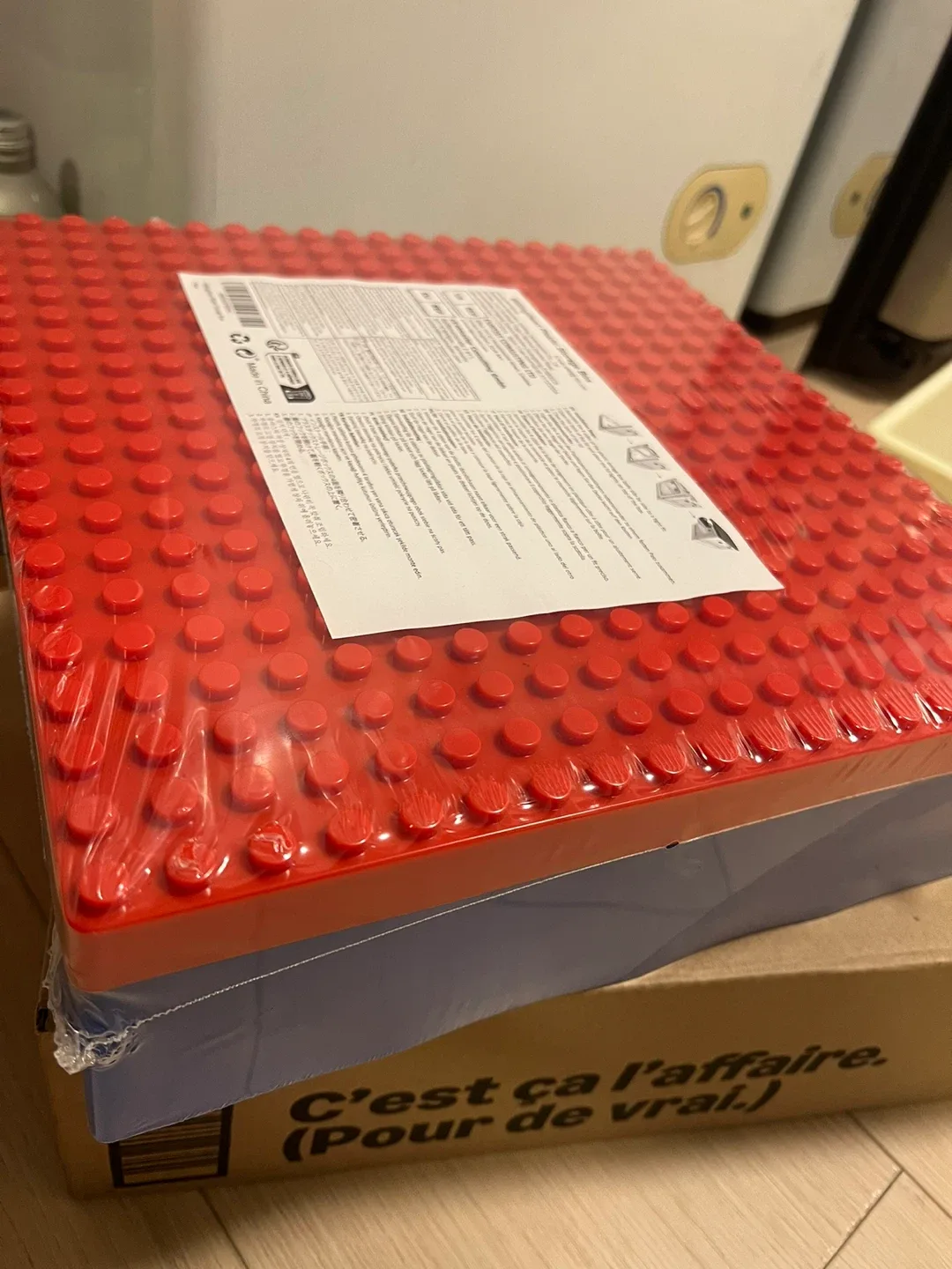 Collapsible Storage Box with Building Baseplate Lid image indicator(3)