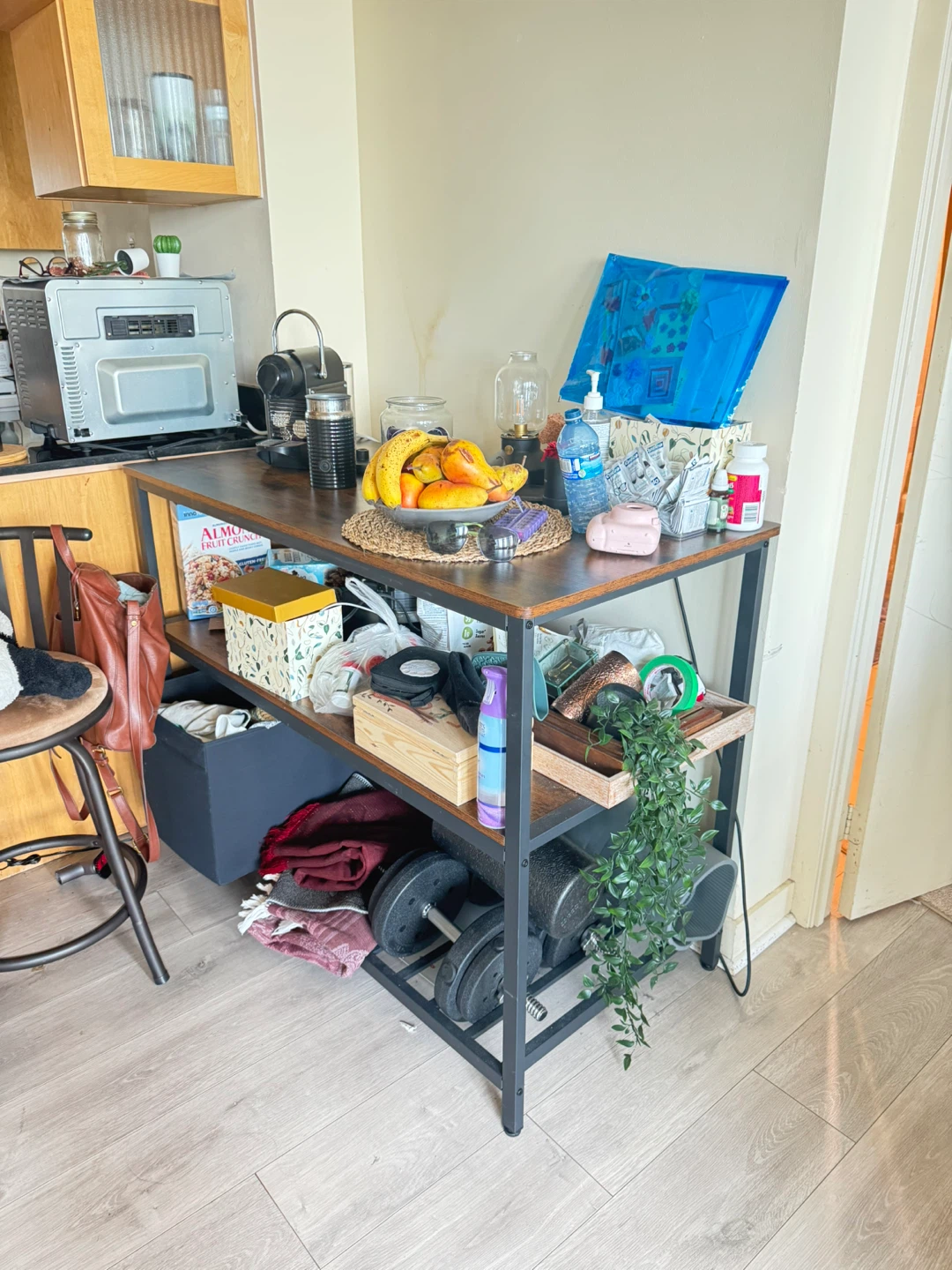 Kitchen Island with Shelves - photo 2