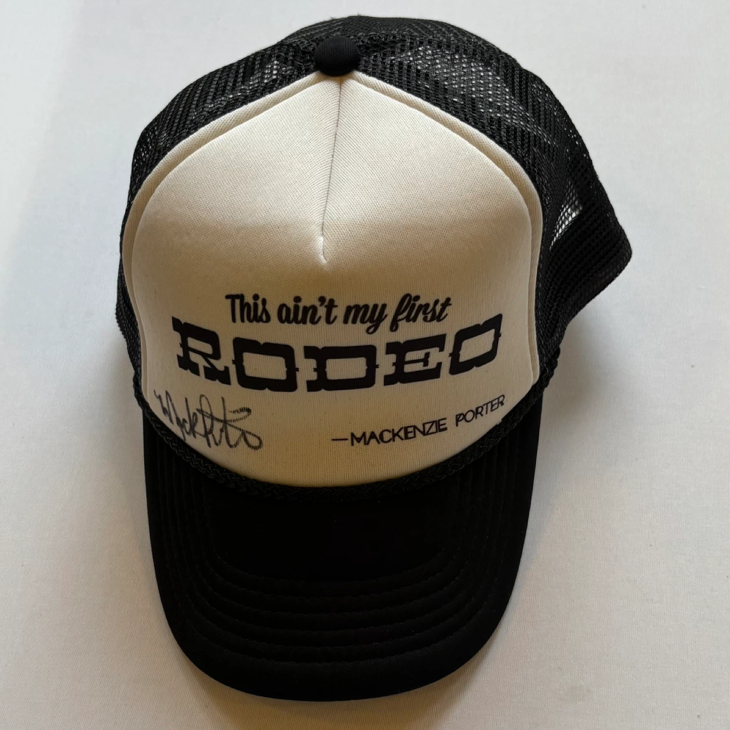 Mackenzie Porter Autographed Trucker Hat Signed Snapback Cap - photo 2