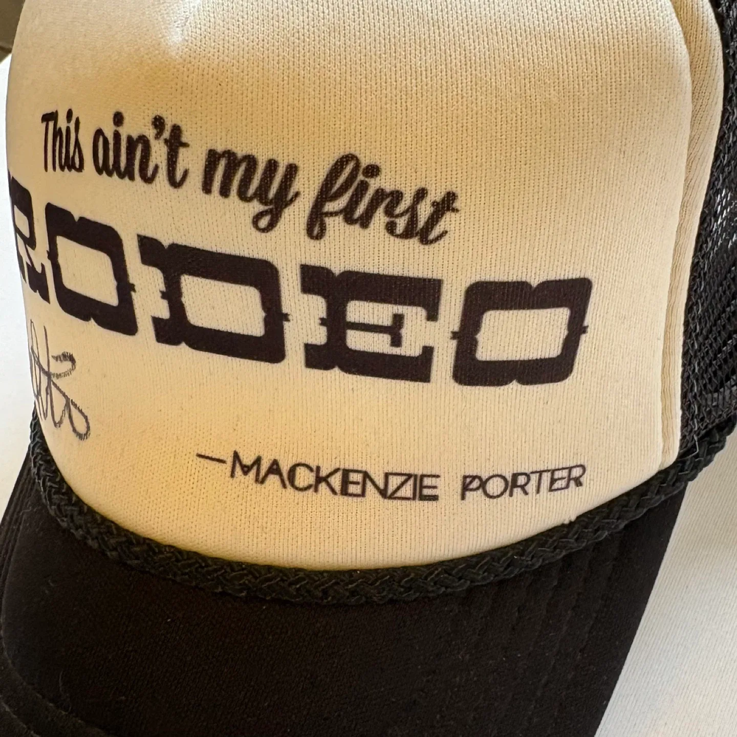 Mackenzie Porter Autographed Trucker Hat Signed Snapback Cap image indicator(3)