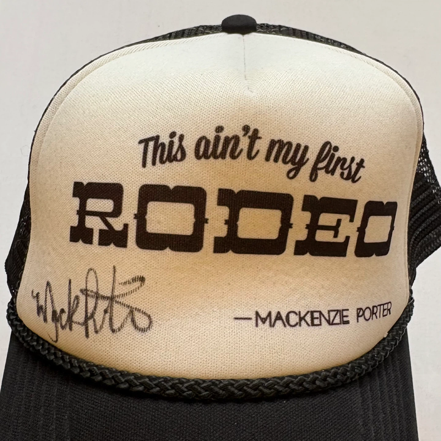 Mackenzie Porter Autographed Trucker Hat Signed Snapback Cap - photo 4