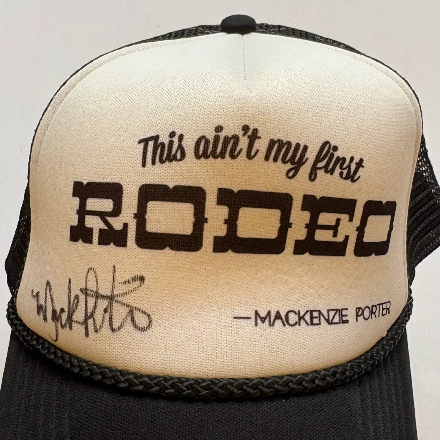 Mackenzie Porter Autographed Trucker Hat Signed Snapback Cap image indicator(4)