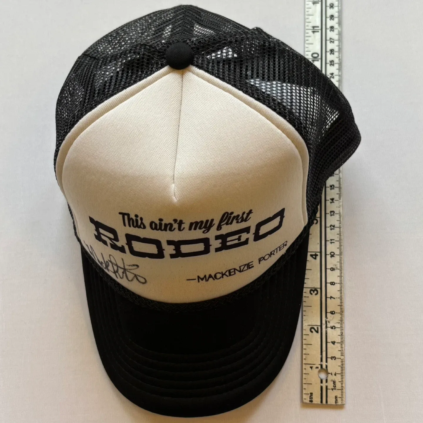 Mackenzie Porter Autographed Trucker Hat Signed Snapback Cap image indicator(10)