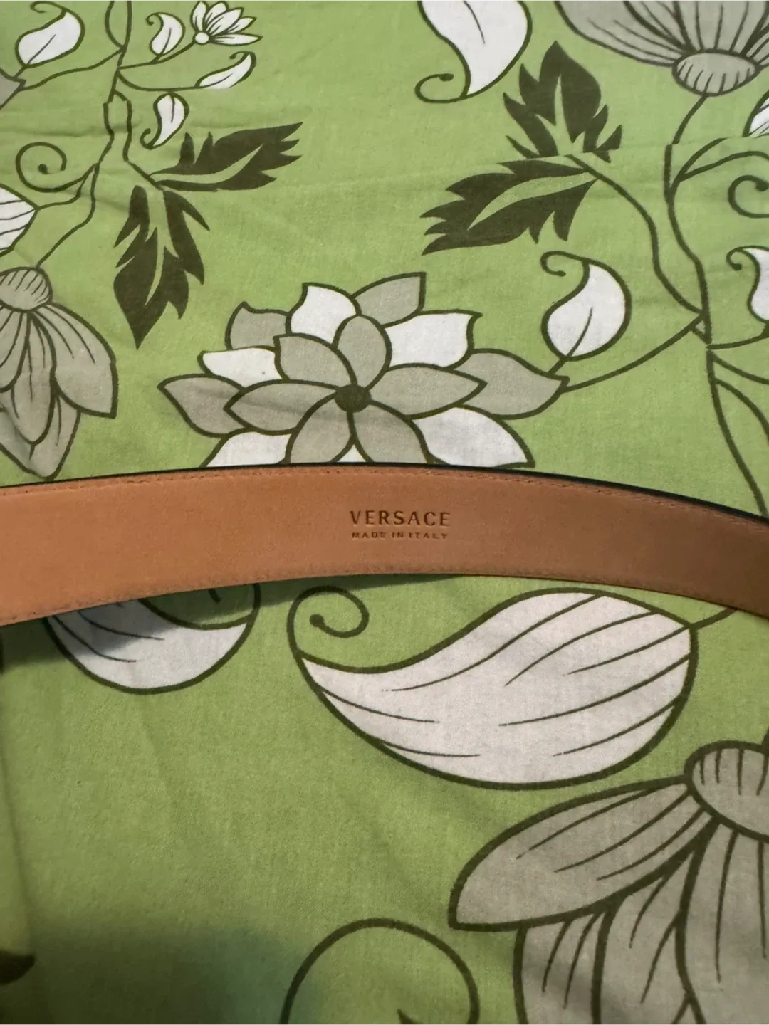 Versace Black Leather Belt, Size 65/26 image indicator(3)