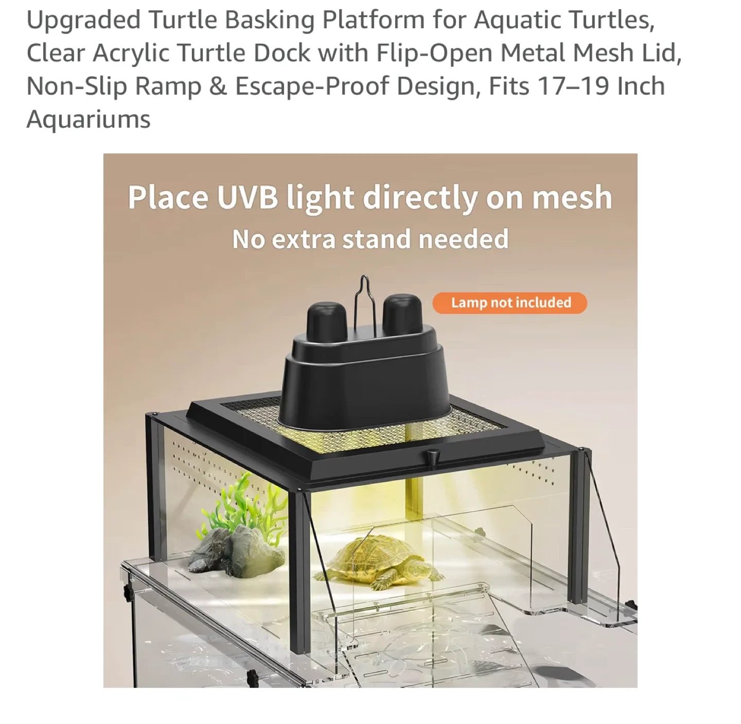 Brand new Upgraded Turtle Basking Platform for Aquatic Turtles image indicator(3)