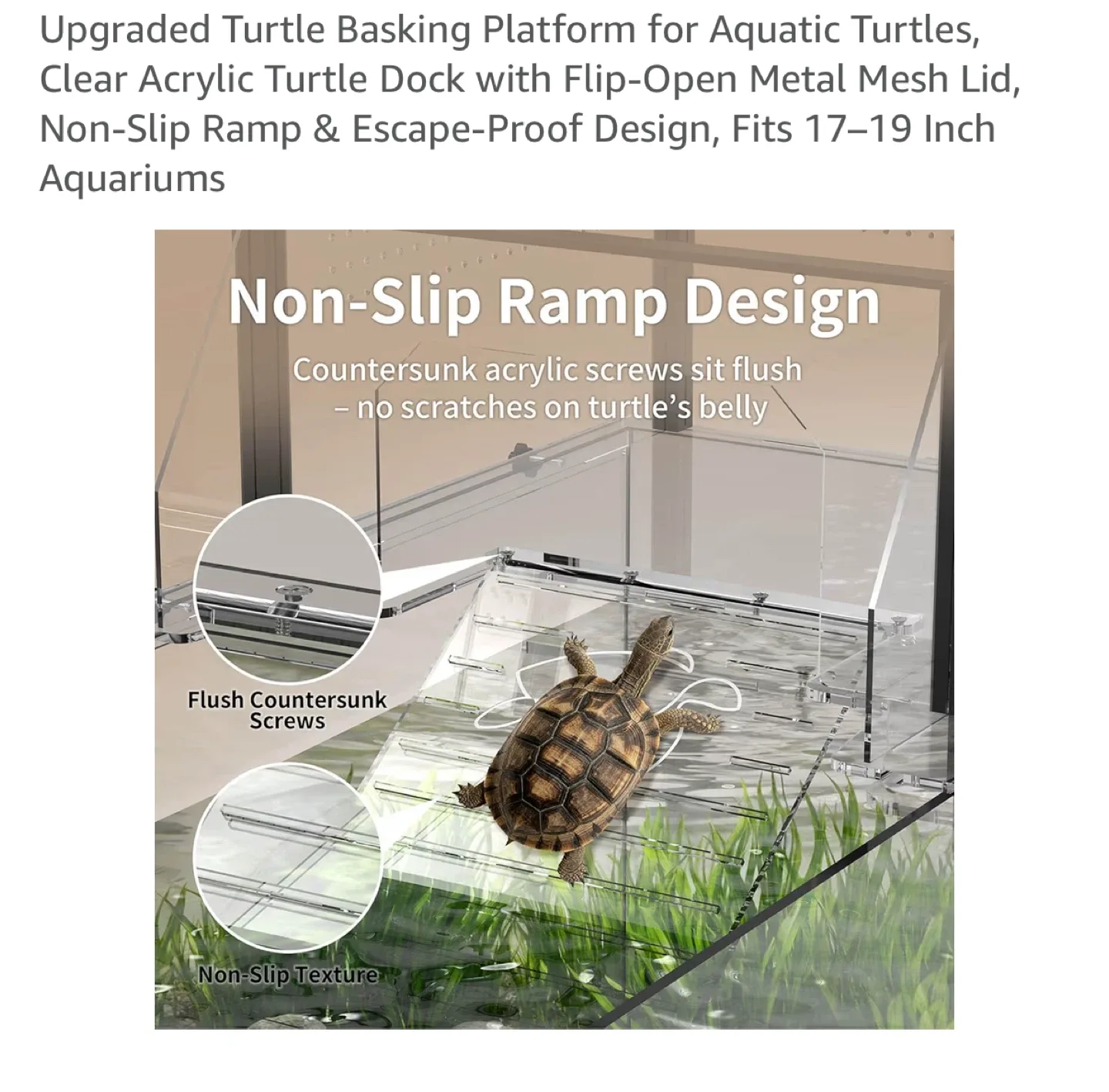 Brand new Upgraded Turtle Basking Platform for Aquatic Turtles image indicator(5)