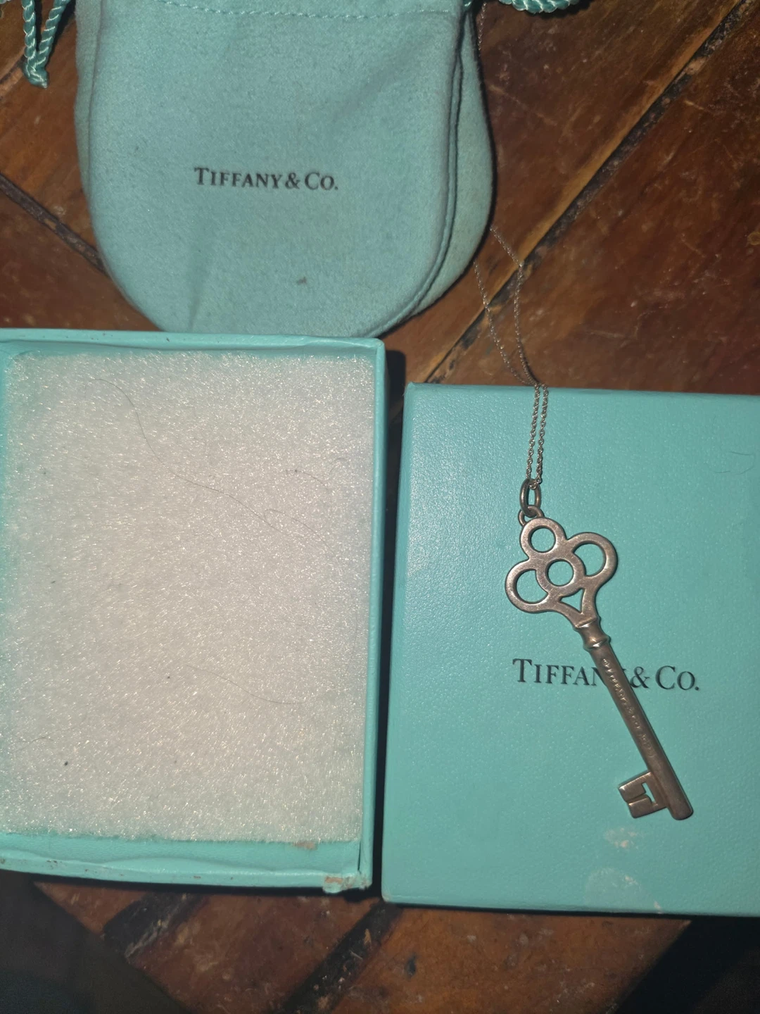 Tiffany & Co. Key Pendant Necklace - photo 2