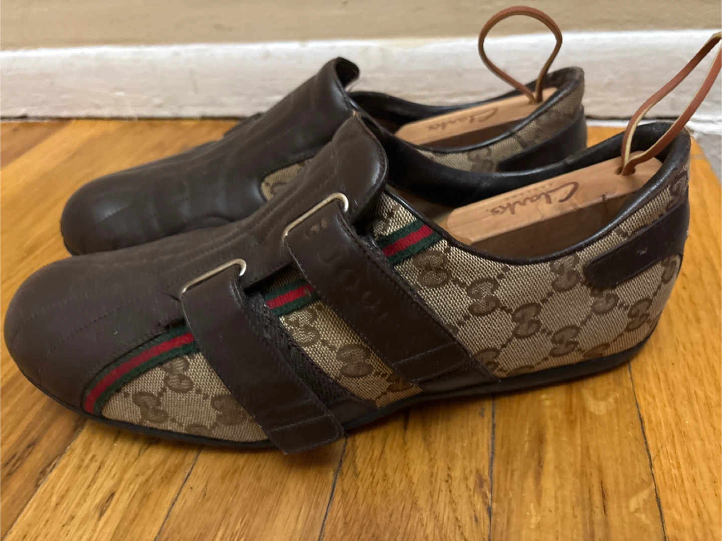 Gucci Brown Leather Sneakers - photo 3